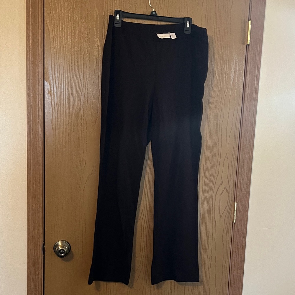 Chico's Elegant Black Wide Leg Pants